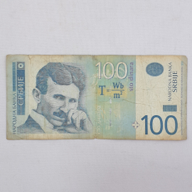 Купюра сто динар, Сербия, 2006г.